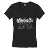 demogorgan Women's V-Neck T-Shirt
