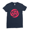 flower Ladies Fitted T-Shirt