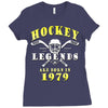 legends are born in 1979 Ladies Fitted T-Shirt