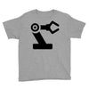 black robot Youth Tee