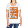 video games lied to me Ladies Curvy T-Shirt