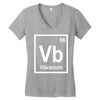 Vibranium Women's V-Neck T-Shirt