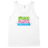 peace, love, massage Tank Top