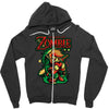legend of zombies Zipper Hoodie