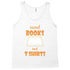humor book t shirt Tank Top