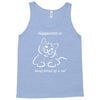 happiness is being loved by a cat Tank Top