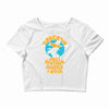 sarcasm Crop Top