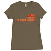 expose yourself to other cultures Ladies Fitted T-Shirt