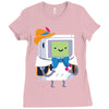 and someday i'm going to be a real boy Ladies Fitted T-Shirt