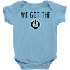we got the power 4 Baby Bodysuit