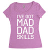 i've got mad dad skills Women's Triblend Scoop T-shirt
