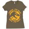 check yo'self before you rex yo'self Ladies Fitted T-Shirt