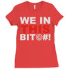 we in this bit&copy;#! Ladies Fitted T-Shirt