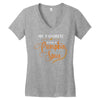 my favorite season is pumpkin spice Women's V-Neck T-Shirt