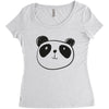Panda Women's Triblend Scoop T-shirt