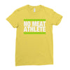 no meat athlete! Ladies Fitted T-Shirt
