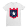 land of the free1 Ladies Fitted T-Shirt
