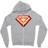 nwt iron man classic heart core glow in dark marvel Zipper Hoodie