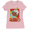 clash of clowns Ladies Fitted T-Shirt