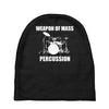 weapon of mass percussion Baby Beanies