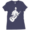 woody guthrie this machine kills fascists Ladies Fitted T-Shirt