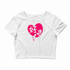 kawaii suki cute heart tee japanese kanji Crop Top