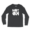 not ok baseball Long Sleeve Shirts