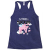 the time is now Racerback Tank