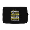 Legends Are Born In August Laptop sleeve