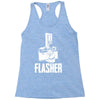flasher camera Racerback Tank