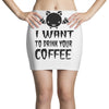coffee drinkers Mini Skirts