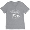 nice is nice V-Neck Tee