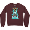 pizza shark graphic Crewneck Sweatshirt