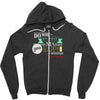 do more makes you happy skateboard Zipper Hoodie