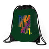 made in the am Drawstring Bags