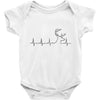 hunting heartbeat Baby Bodysuit