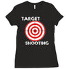 target shooting Ladies Fitted T-Shirt