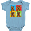 pop art Baby Bodysuit