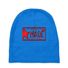texas made lone star license plate Baby Beanies