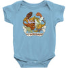 i heart dinosaur Baby Onesie