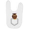 pocket owl Baby Bibs