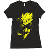 son goku dragonball z fun Ladies Fitted T-Shirt