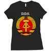 ddr logo blau Ladies Fitted T-Shirt