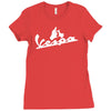 vespa 2 Ladies Fitted T-Shirt