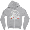 mobius racing sonic Zipper Hoodie
