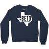 Beto For Senate Texas Map Crewneck Sweatshirt