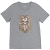 halloween skull V-Neck Tee