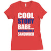 cool story babe, now make me a sandwich Ladies Fitted T-Shirt