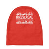 bikesexual i'll ride just about anything Baby Beanies