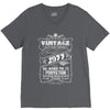Vintage Aged To Perfection 1977 V-Neck Tee